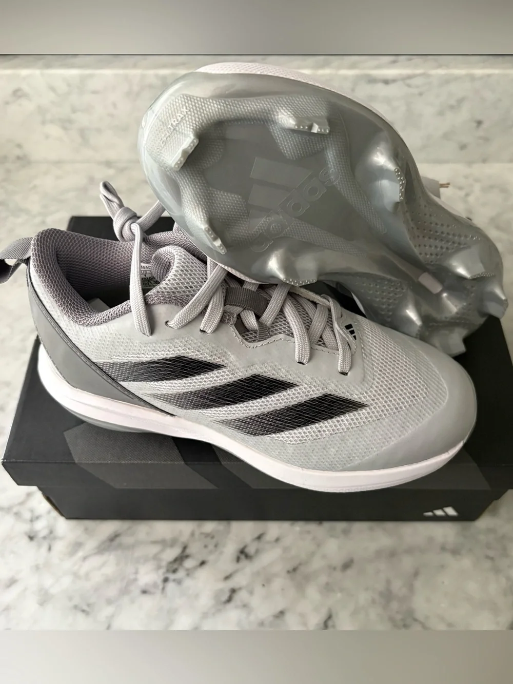 Adidas Adizero Instinct TPU Unisex Molded Softball Cleats Size 1K Little Girl